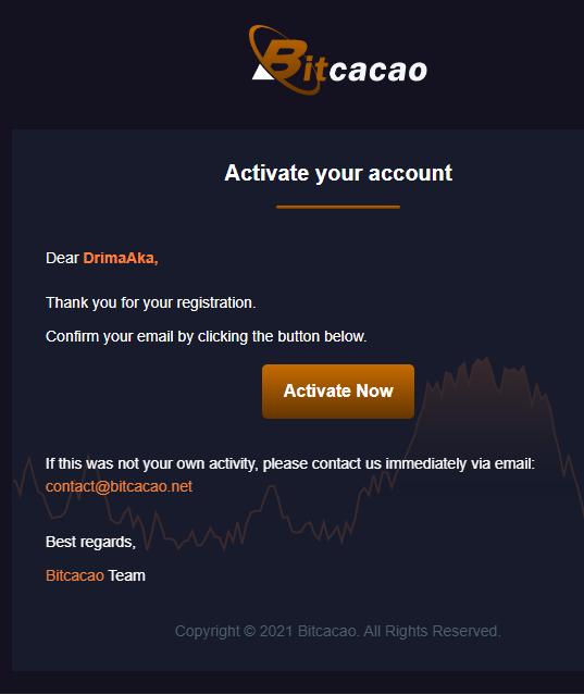 Hướng dẫn đăng ký tài khoản Bitcacao