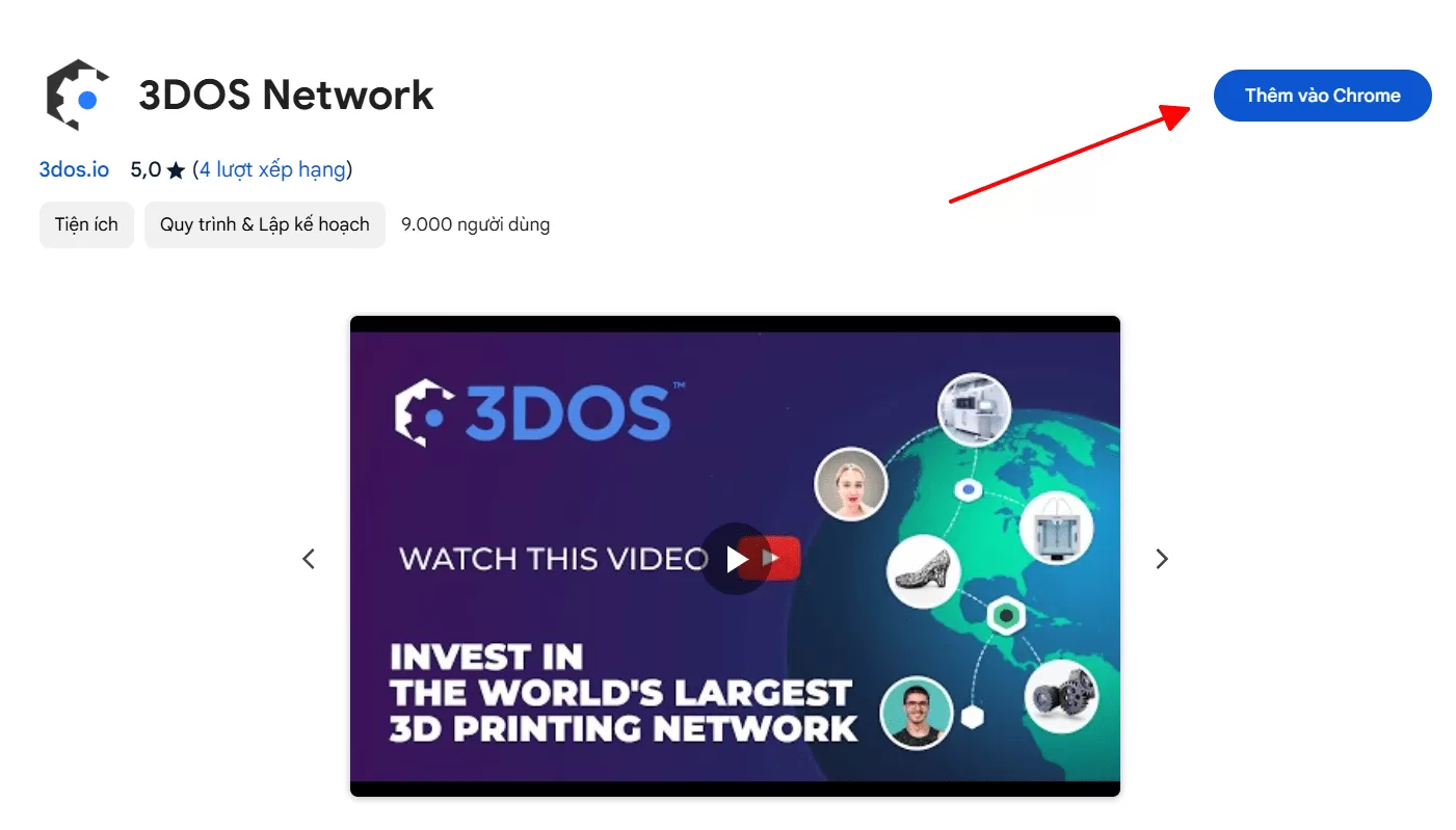 Hướng dẫn tải tiện ích 3DOS Network