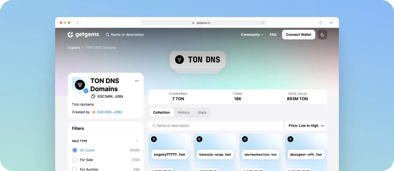 TON DNS