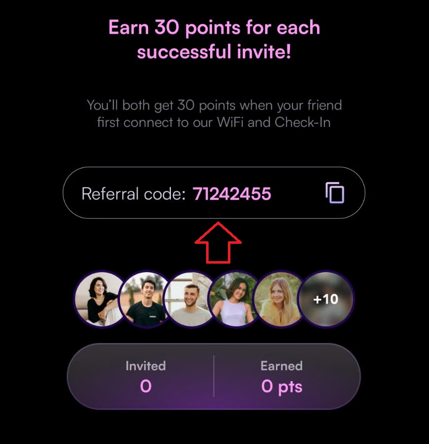 Hướng dẫn giới thiệu bạn bè tham gia ROAM