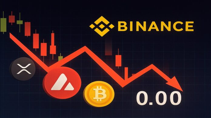 Một Số Altcoin Trên Binance “Về 0” Trong Chốc Lát Một Số Altcoin Trên Binance “Về 0” Trong Chốc Lát
